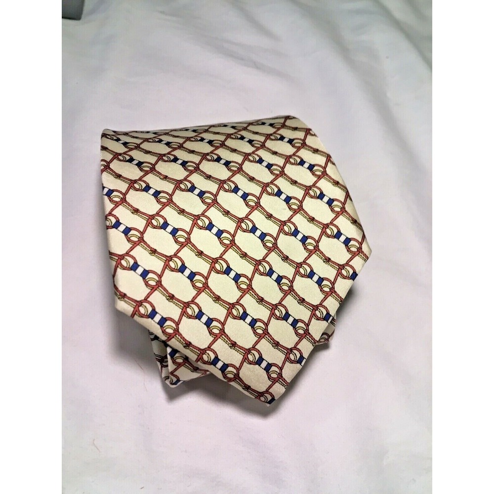 Windsor Tie Mens Silk Bit N Bridle Design‎ Multicolor One Size Classic Dress